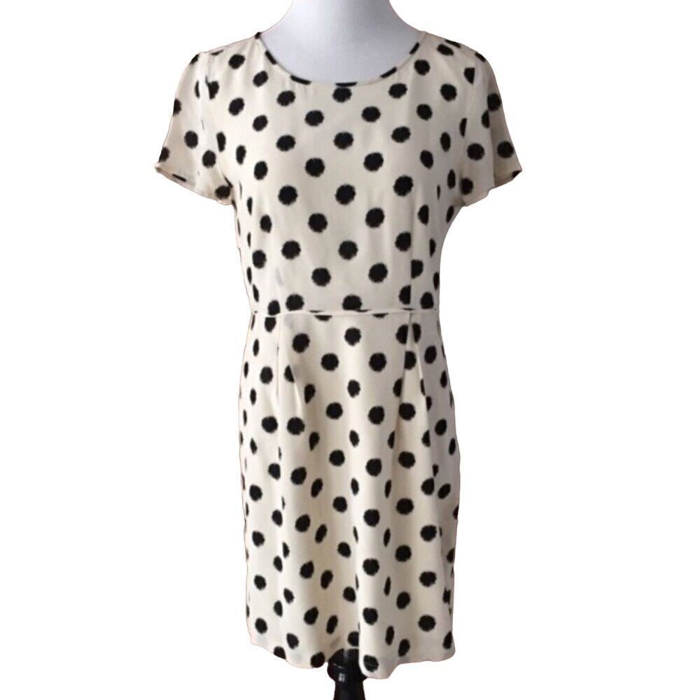 Madewell Silk Polka Dot Dress Sz 4